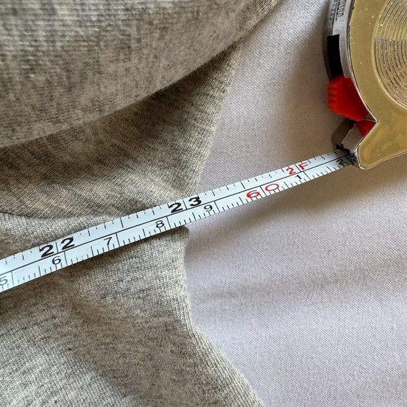 EILEEN FISHER cardigan sweater pockets jacket organic cotton gray Sz Small - Picture 4 of 5